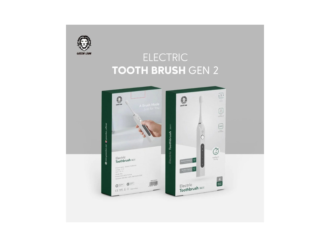 Green Lion Electric Toothbrush (Gen-2) | Same-Day Delivery Qatar Green Lion Electric Toothbrush (Gen-2) | Same-Day Delivery Qatar